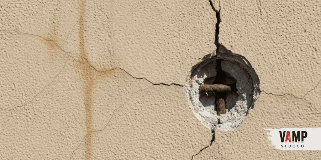 Certified contractors applying a weather-resistant acrylic finish showing commercial stucco installation on a high-rise Denver office building.